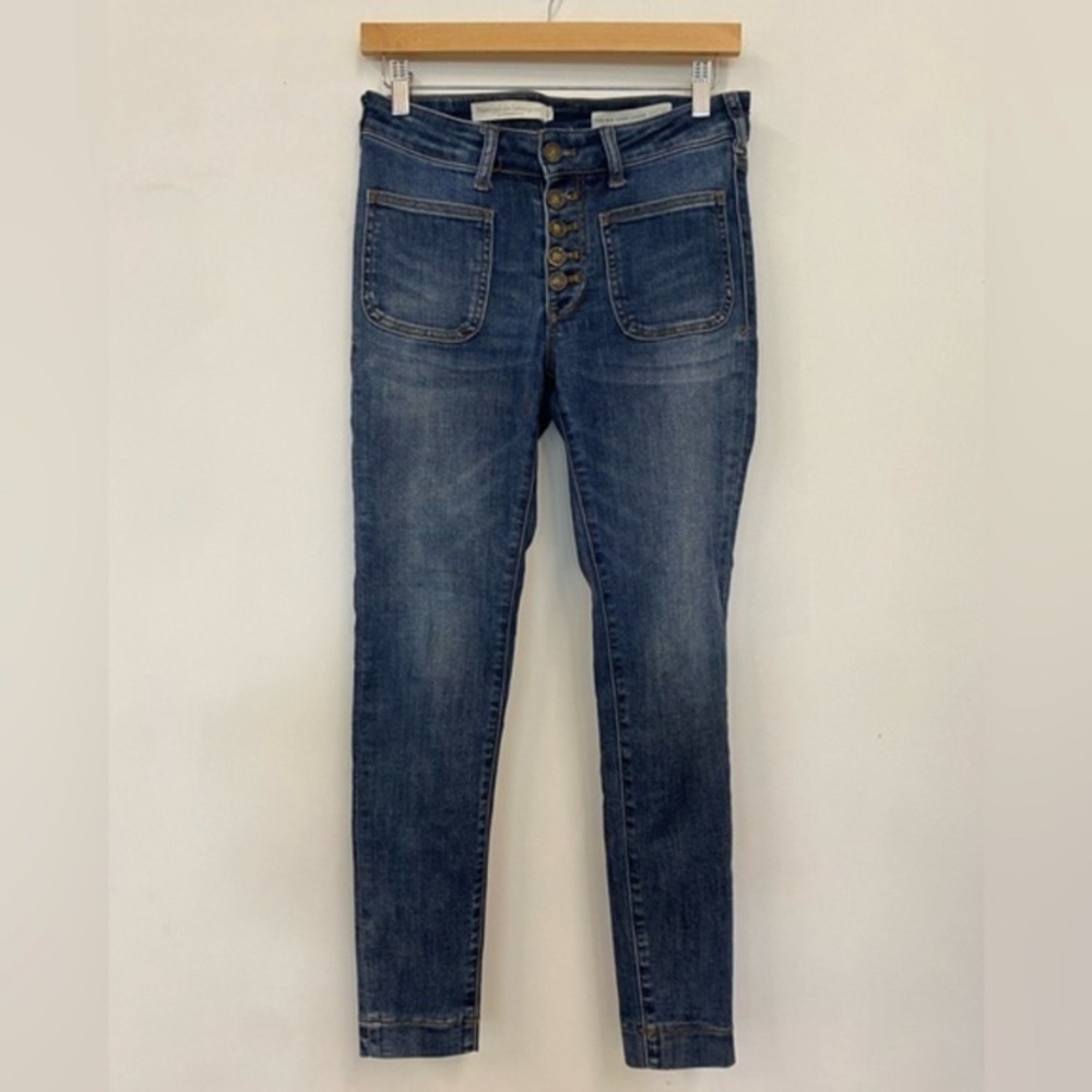 Pilcro and the Letterpress by Anthropology High Rise Skinny Slim Denim size 27